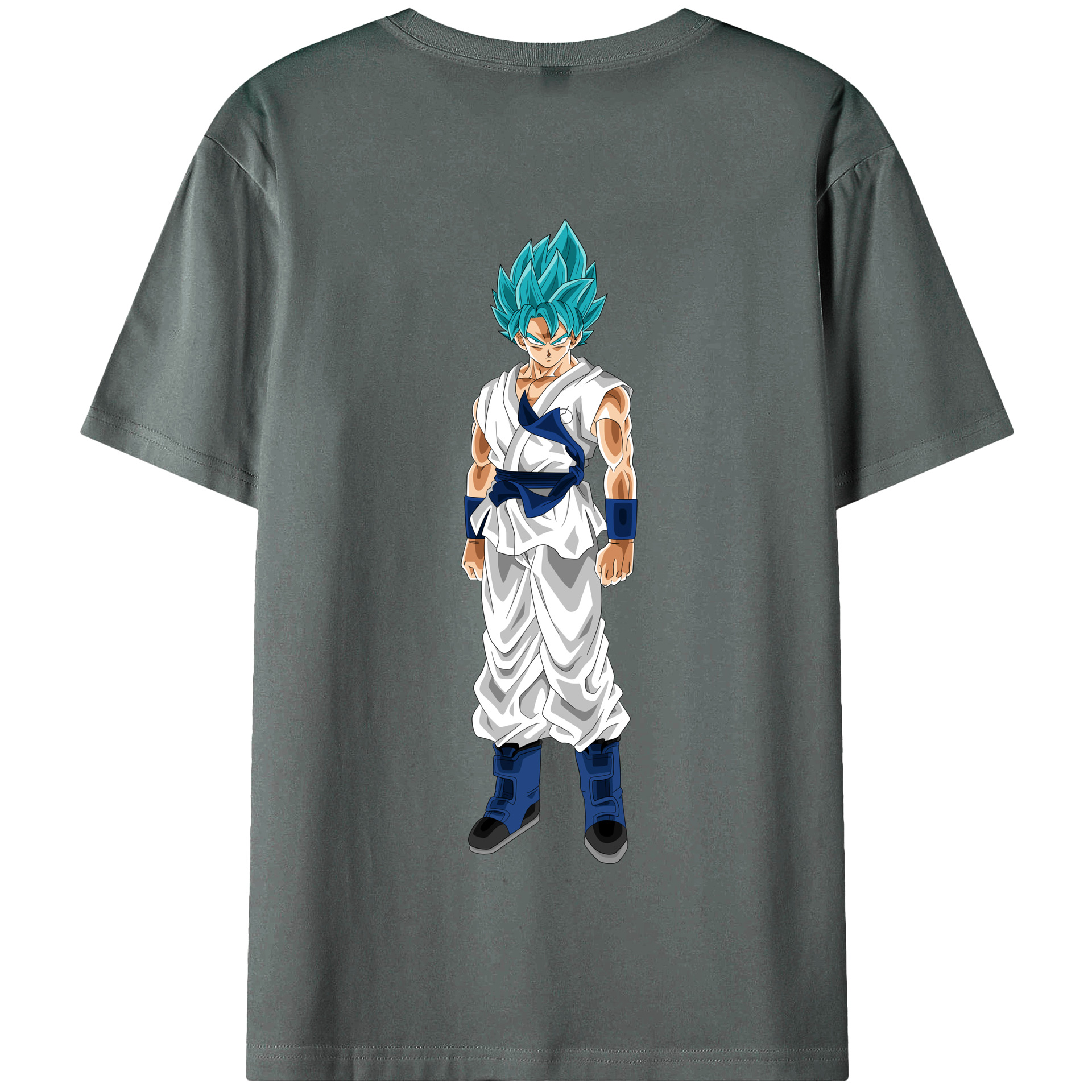 （画像用） ドラゴンボール 孫 悟飯（そんごはん）DRAGON BALL Son Gohan 綿100％半袖Tシャツ（背面プリント）